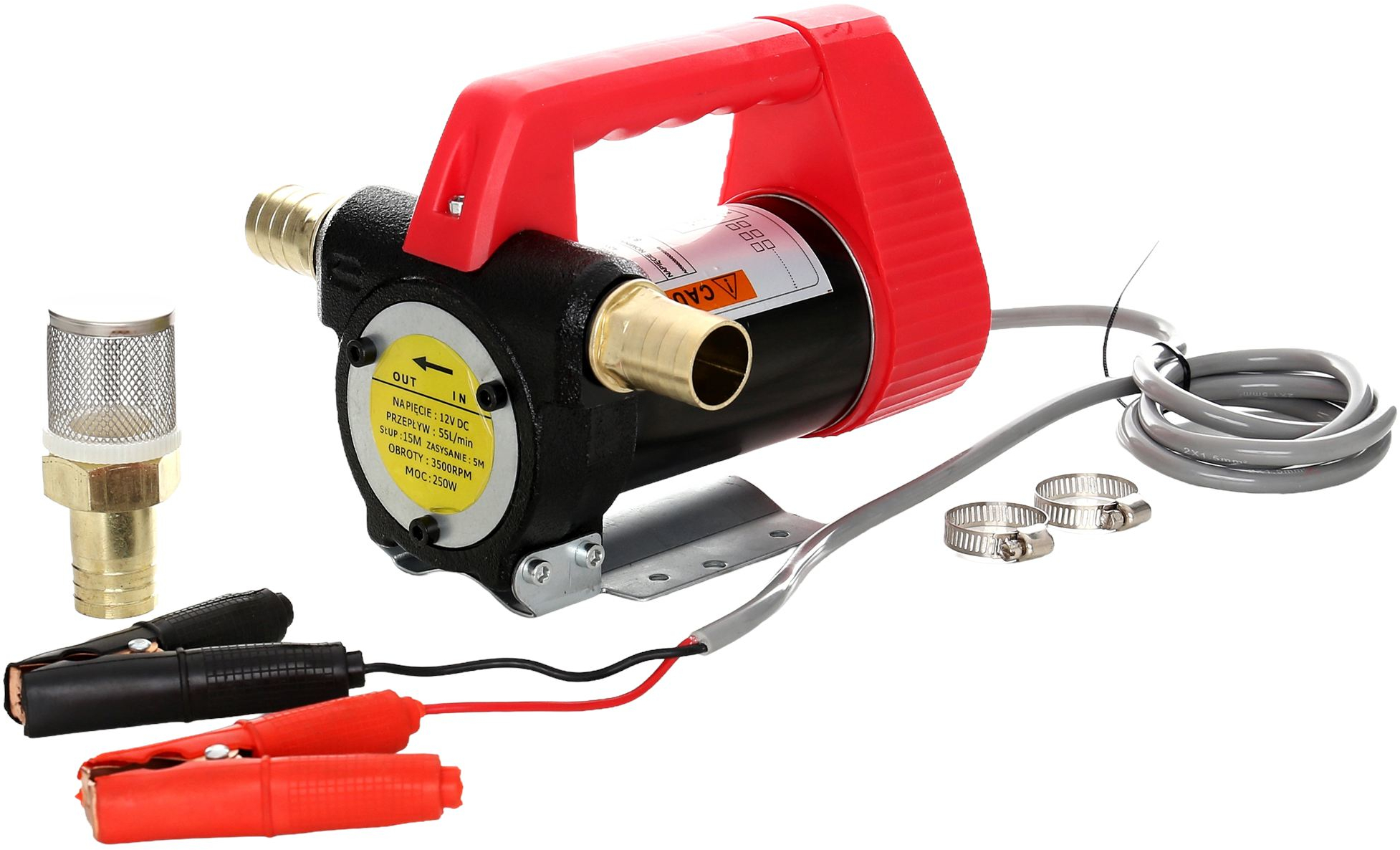 Pompa do spuszczania ropy i oleju 24V 250W 55 l/min KD1169