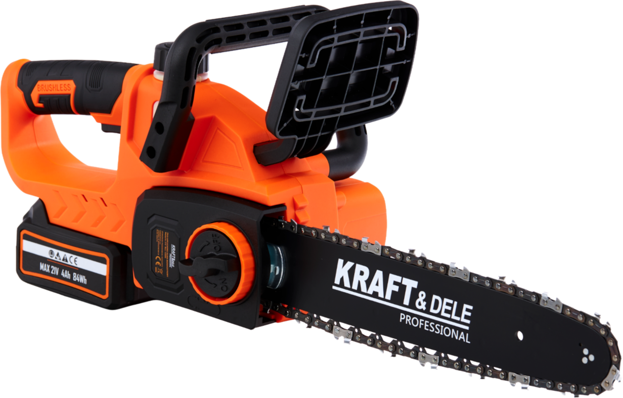 Piła łańcuchowa akumulatorowa 12" 2x21V 4Ah KD10643