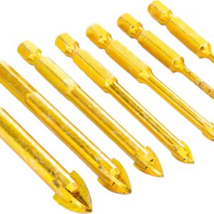 Wiertła do szkła z węglika wolframu 7szt. KD11250
