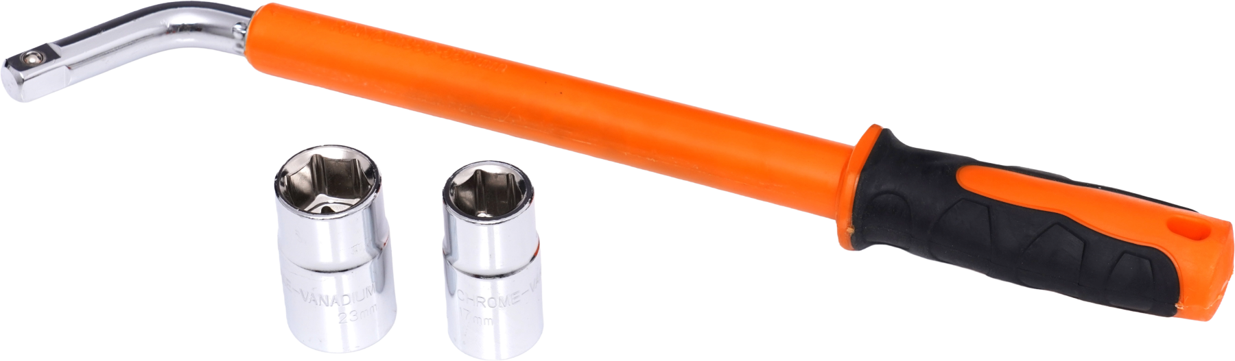 Teleskopowy klucz z nasadkami 17x19mm 21x23mm KD10565