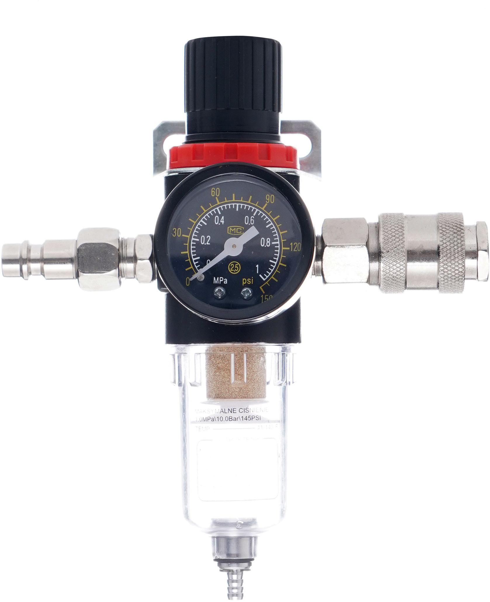 Reduktor ciśnienia z filtrem i odwadniaczem 1/4" KD1497