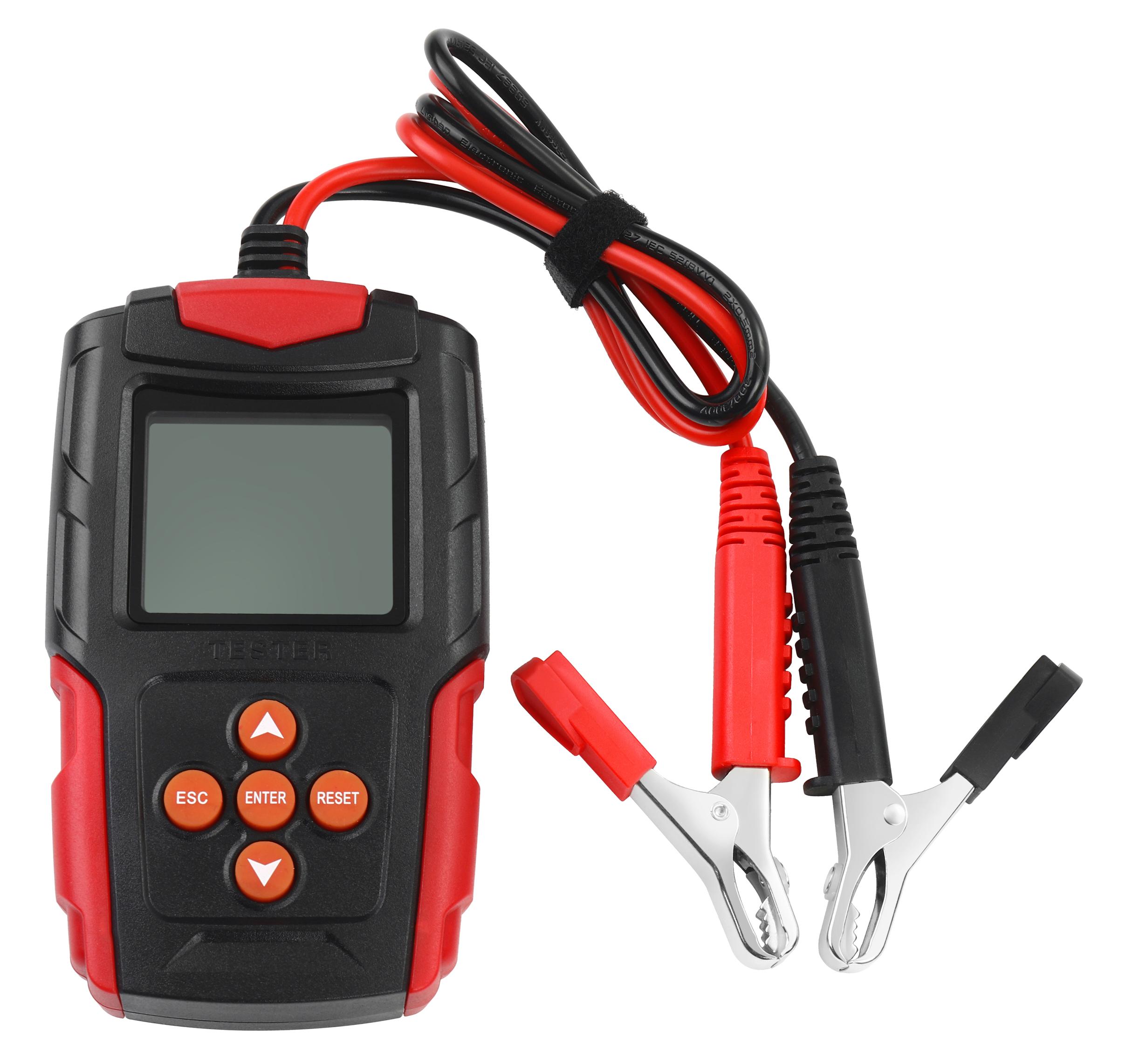 Cyfrowy tester miernik do akumulatorów z wyświetlaczem LCD 12/24V 3Ah-200Ah KD5673