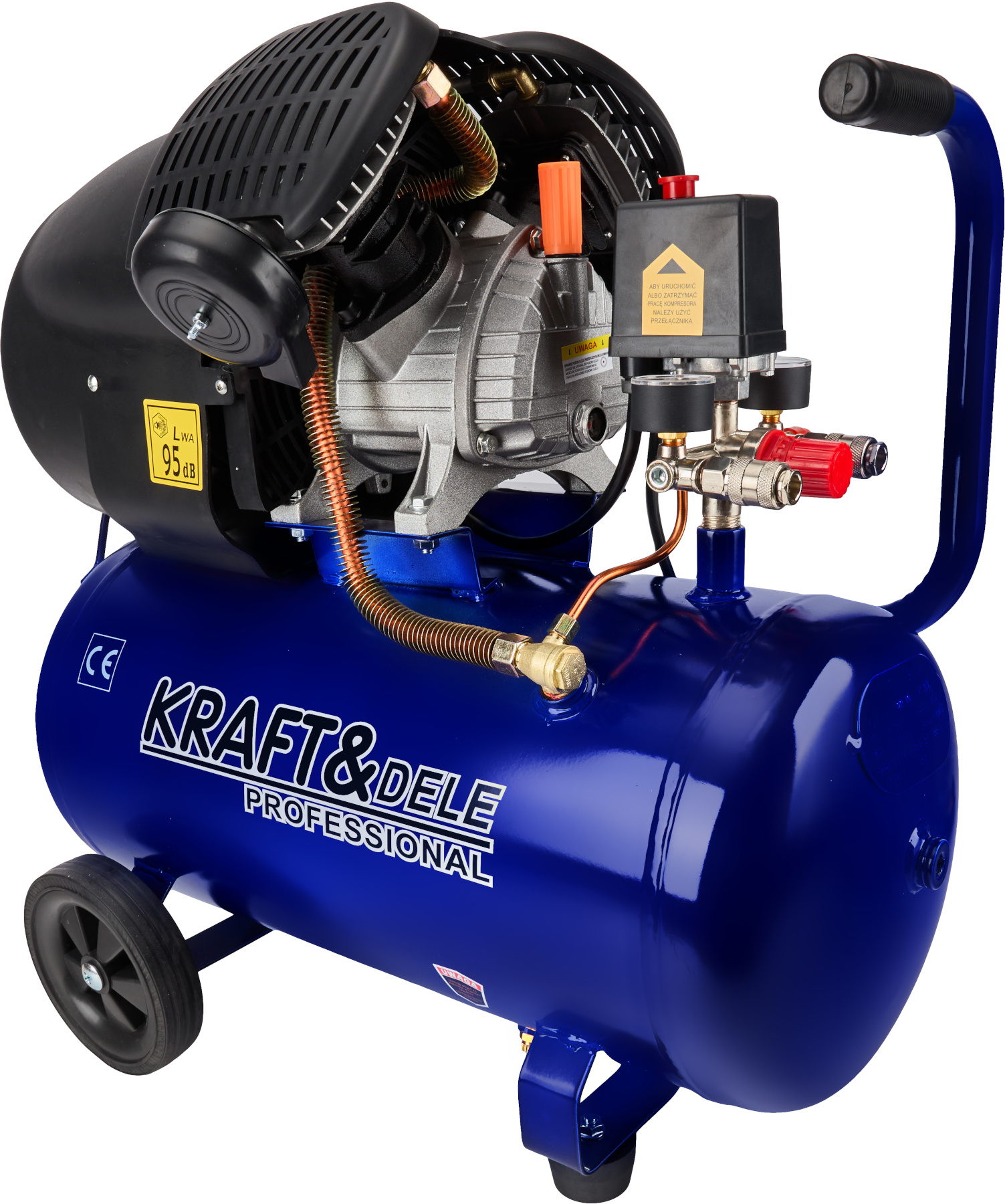 Kompresor olejowy 50L 3,5kW 380L/min KD4049